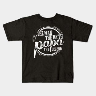 Dad papa the legend Kids T-Shirt